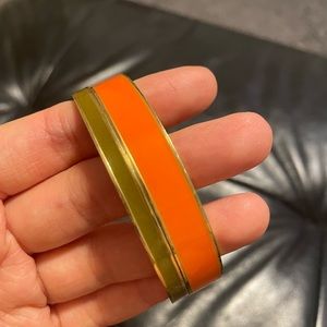 C Wonder orange and green bangle set